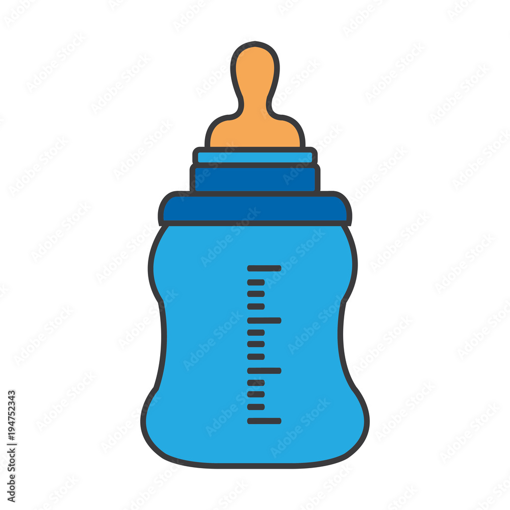 Feeding Bottle or Baby bottle for infants and young children vector illustration Feeding Bottle or Baby bottle for infants and young children vector illustration
