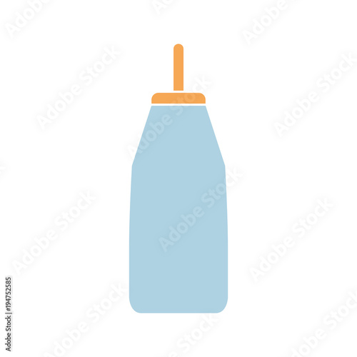 Feeding Bottle or Baby bottle for infants and young children vector illustration