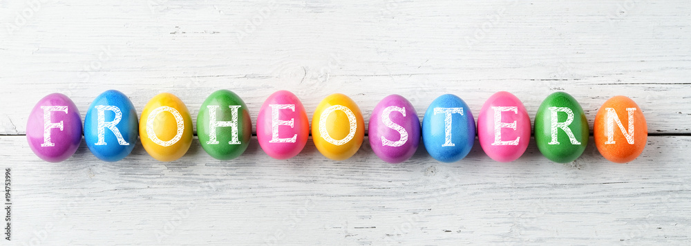 Fototapeta premium Frohe Ostern