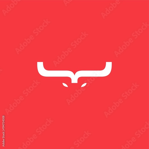bull buffalo code web front end logo vector download