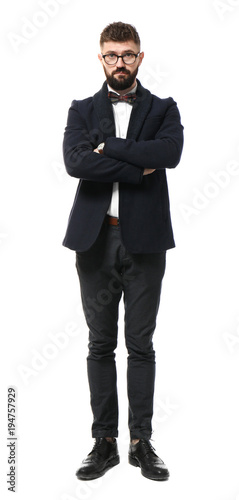 Portrait of handsome hipste...