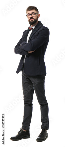 Portrait of handsome hipste...