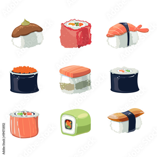 sushi vector illustration