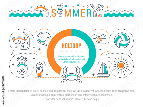 Website Banner and Landing Page of Summer.