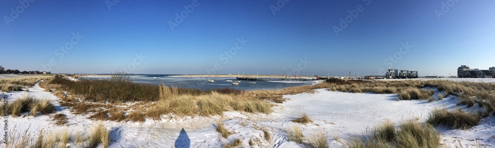 Winterpanorama in den Dünen Winterpanorama in den Dünen