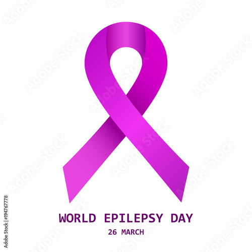 Symbol of the World epilepsy day. Vector illustration.