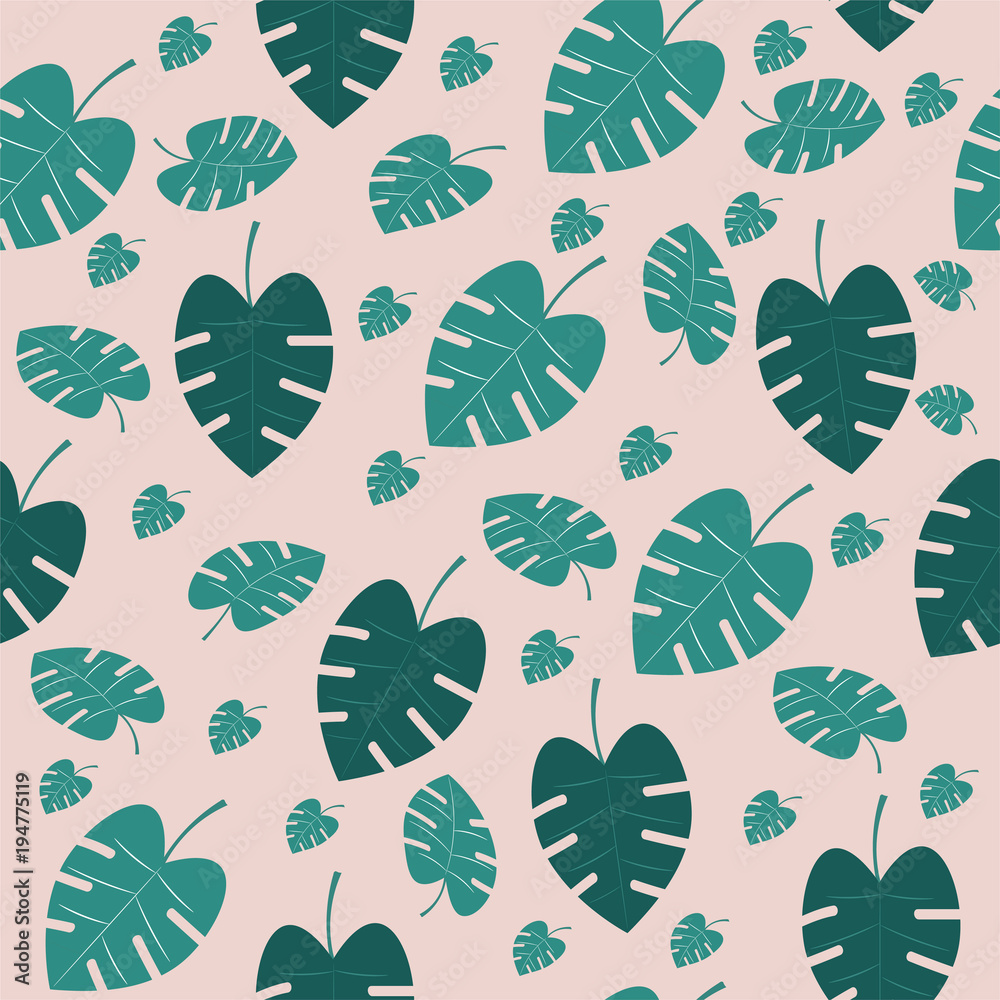 spring seamless pattern with plants green leaves spring seamless pattern with plants green leaves