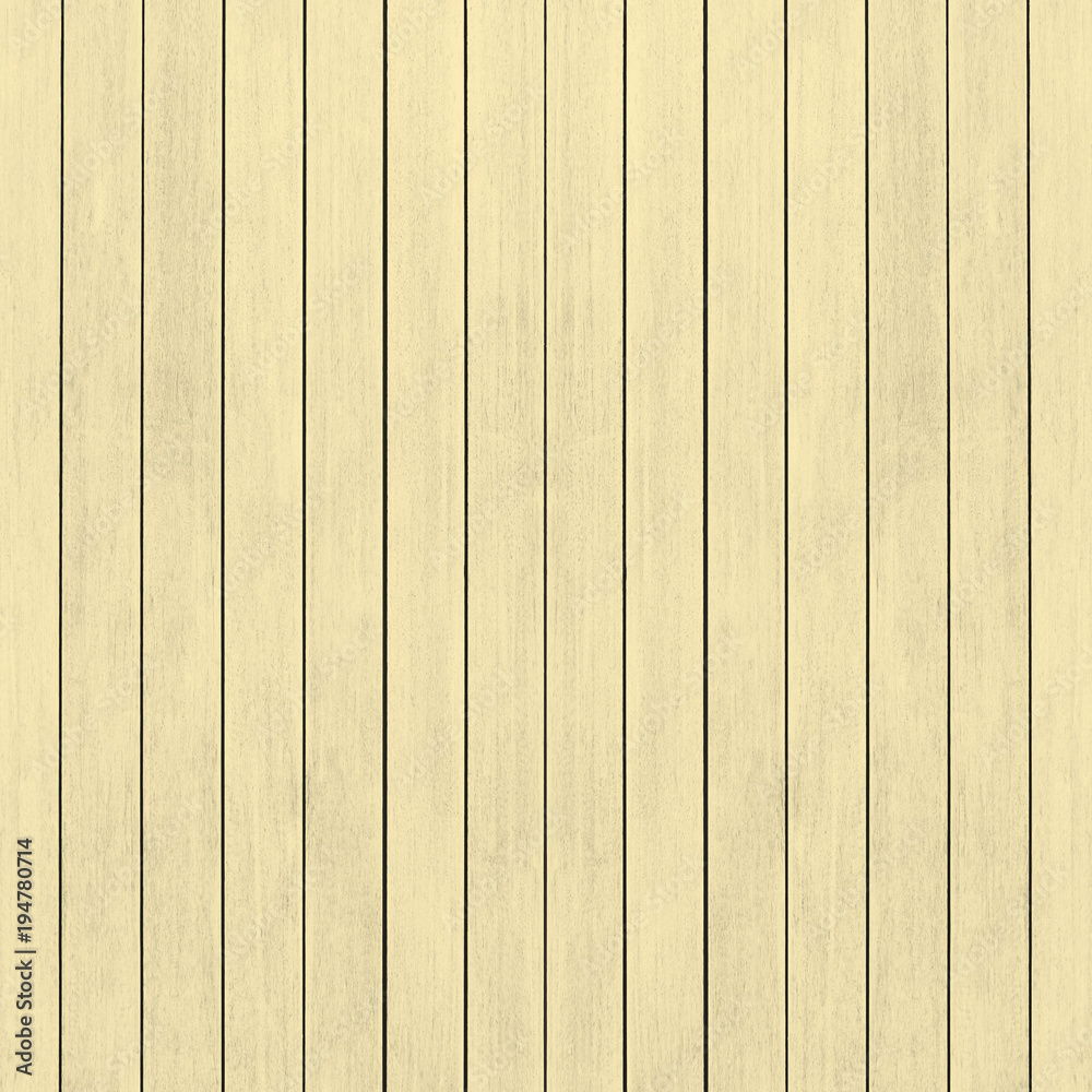 Fototapeta premium Yellow wood wall plank texture or background