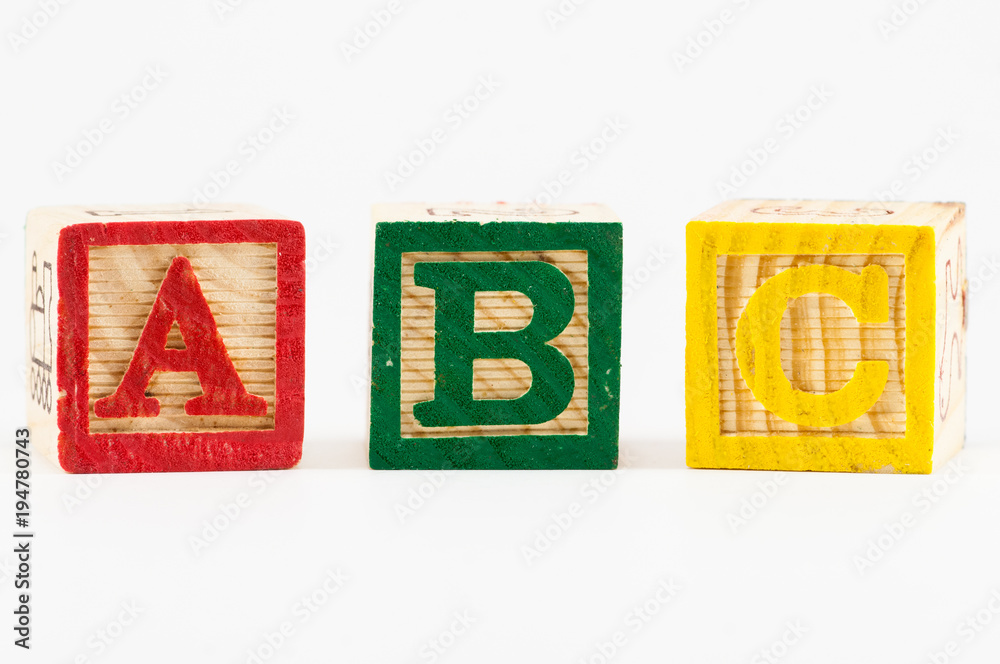 ABC alphabet blocks ABC alphabet blocks