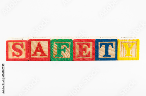 Safety alphabet blocks