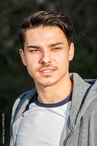 young man in sport clothes