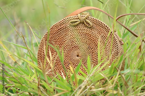 Vintage Rattan Bag