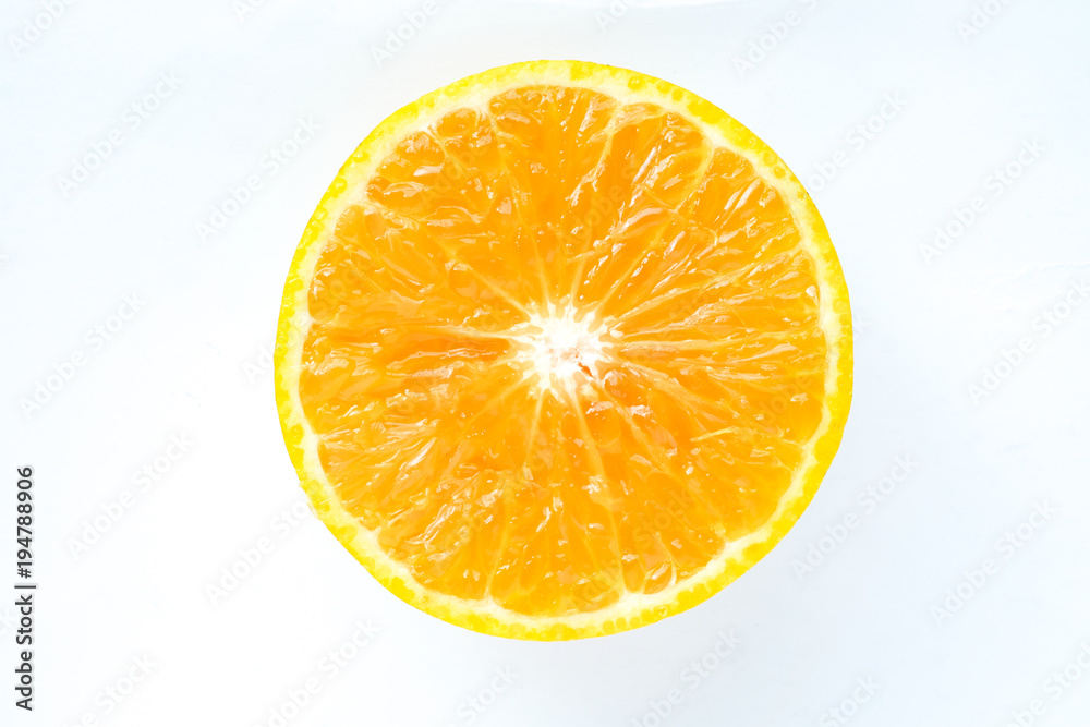 Orange fruit isolated on white background. Orange fruit isolated on white background.