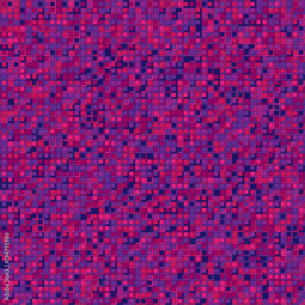 Fototapeta premium Blue color gradient background and square dots. Vector illustration EPS10