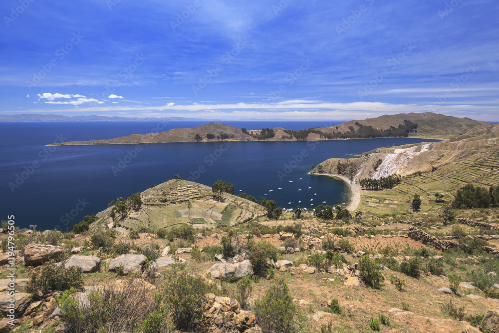 Island of the Sun (Isla del Sol), Lake Titicaca, Bolivia