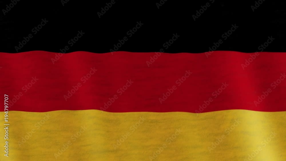 Germany flag with fabric texture. Flag of Germany. Germany flag with fabric texture. Flag of Germany.