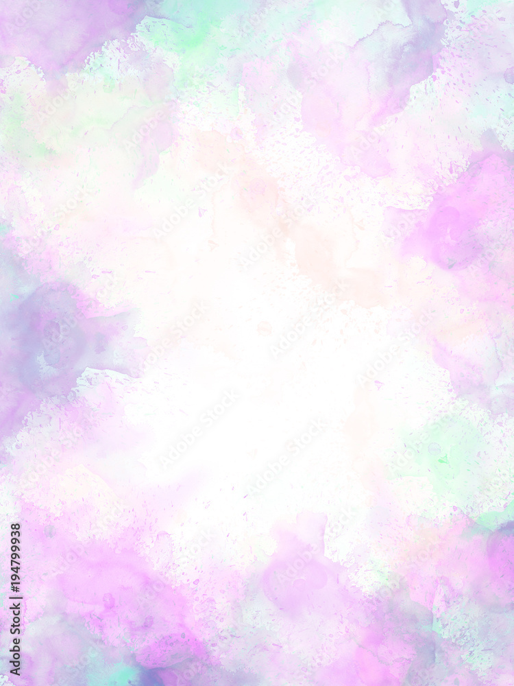 Abstract beautiful Colorful watercolor  painting  background, Colorful brush background.