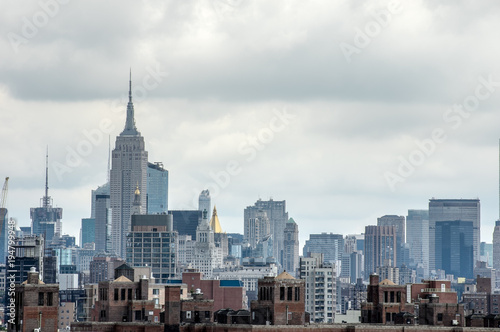 Financial and Residential Districts of New York City Skyline