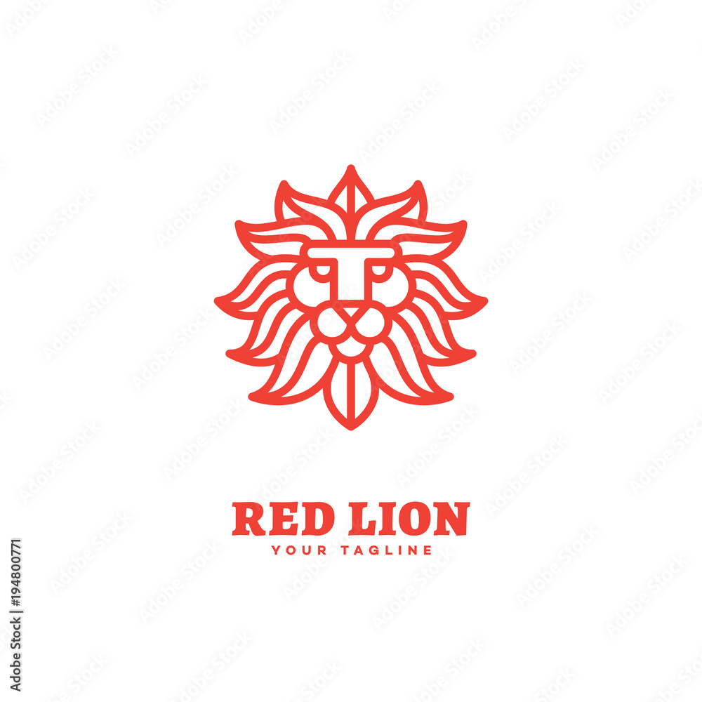 Lion logo Lion logo