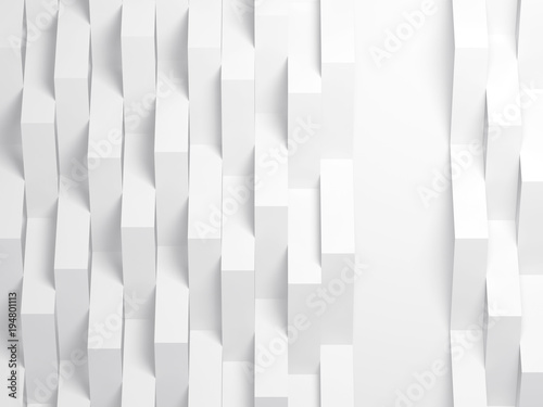 Abstract white background, vertical stripes