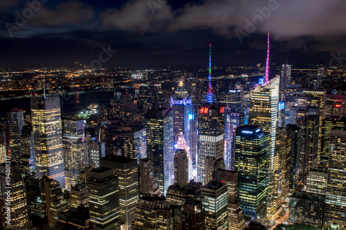 Night in New York City photo