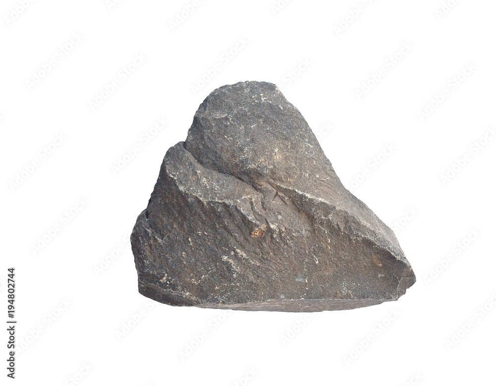 tones isolated on white background.Big granite rock stone,rock stone isolated on white background. tones isolated on white background.Big granite rock stone,rock stone isolated on white background.