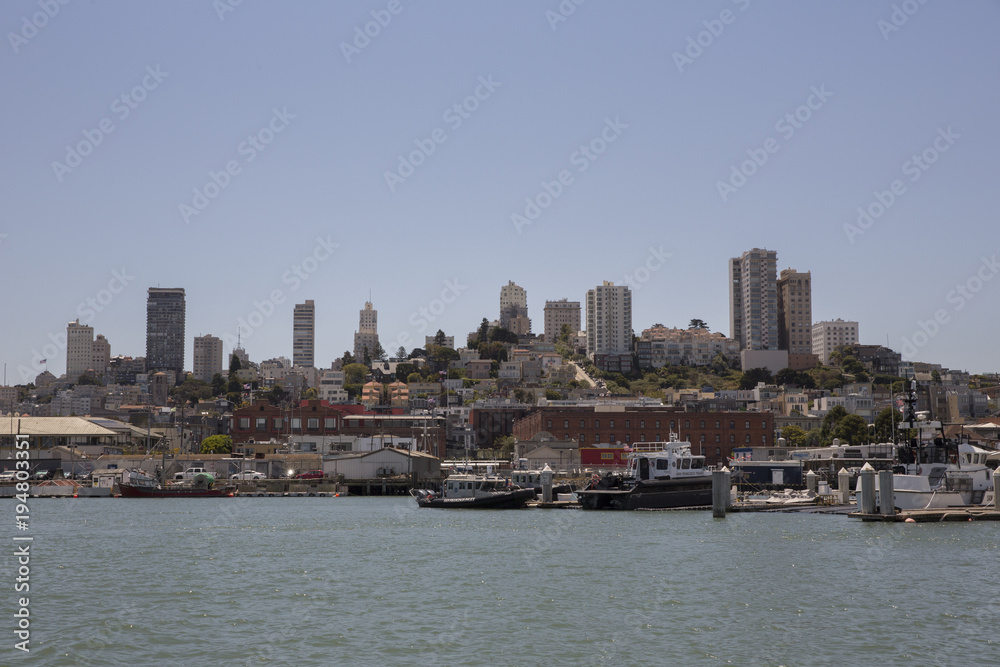 San Francisco, Water, City, Sea, View, Landscape,buildings, travel, tourism, 
