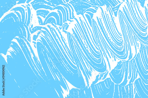 Natural soap texture. Actual light blue foam trace background. Artistic unusual soap suds. Cleanliness, cleanness, purity concept. Vector illustration.
