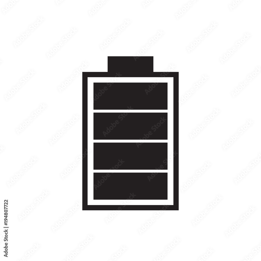 Full battery charge icon vector illustration. Free royalty images. Full battery charge icon vector illustration. Free royalty images.