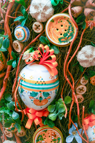 traditional painted eggs