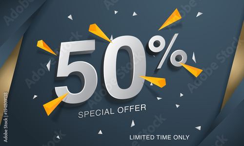 sale banner template design