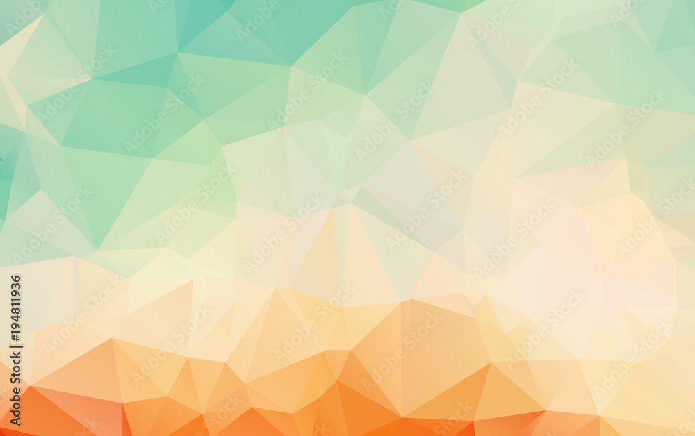 Obraz premium Light Orange Pattern. Seamless triangle Pattern. Geometric Pattern.Repeating pattern with triangle