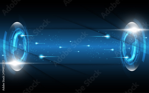 Abstract technology background Hi-tech communication concept innovation background vector illustration
