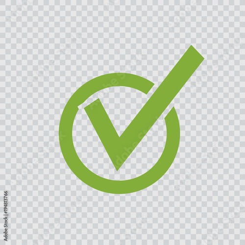 green checkmark icon.