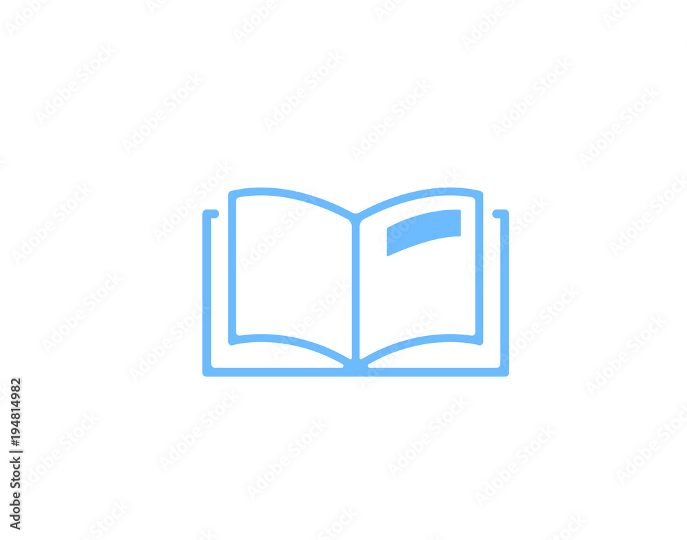 Book item icon for education or reading-related designs Book item icon for education or reading-related designs
