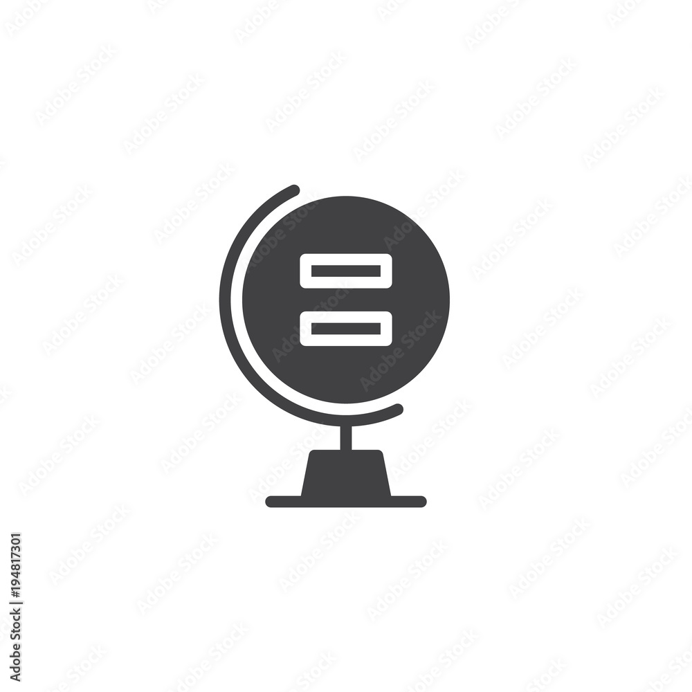 Globe with Equality vector icon. filled flat sign for mobile concept and web design. Gender equality simple solid icon. Symbol, logo illustration. Pixel perfect vector graphics Globe with Equality vector icon. filled flat sign for mobile concept and web design. Gender equality simple solid icon. Symbol, logo illustration. Pixel perfect vector graphics