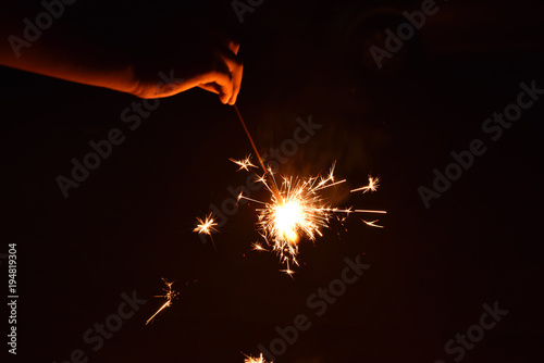 Hand-held fireworks