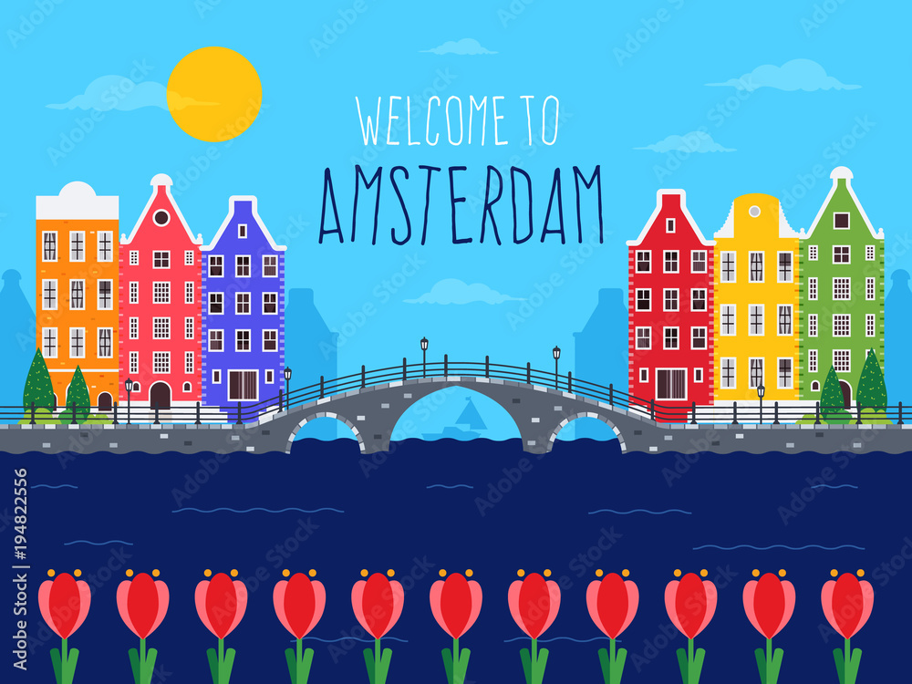 Как открыть welcome to amsterdam. Амстердам векторная графика. амстердам графика. welcome to amsterdam.