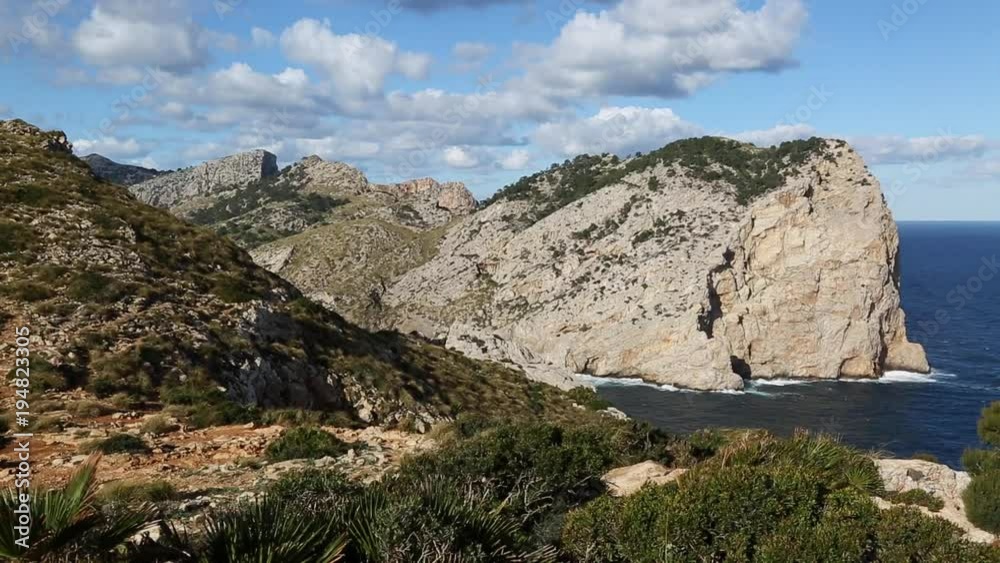 Cliffs on Formentor, Majorca, Spain Cliffs on Formentor, Majorca, Spain