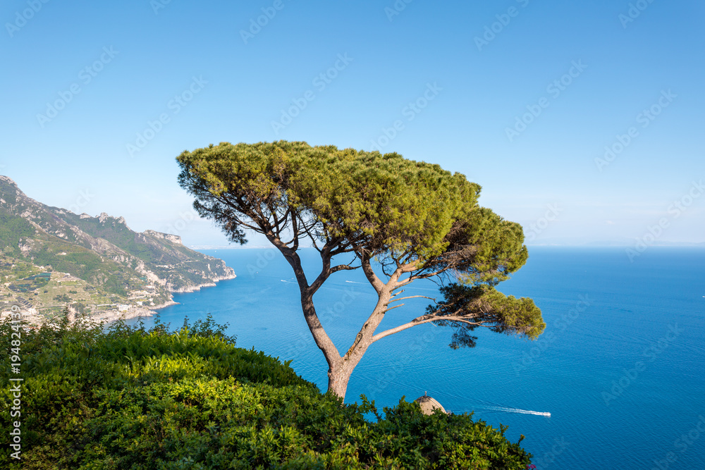Terrace over the sea, Ravello, Amalfi Coast, Italy
