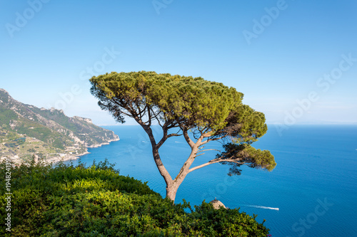 Terrace over the sea, Ravello, Amalfi Coast, Italy