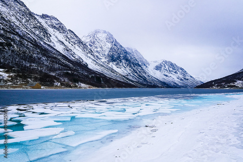 Blue ice, Lyngen Alps, Tromsø region