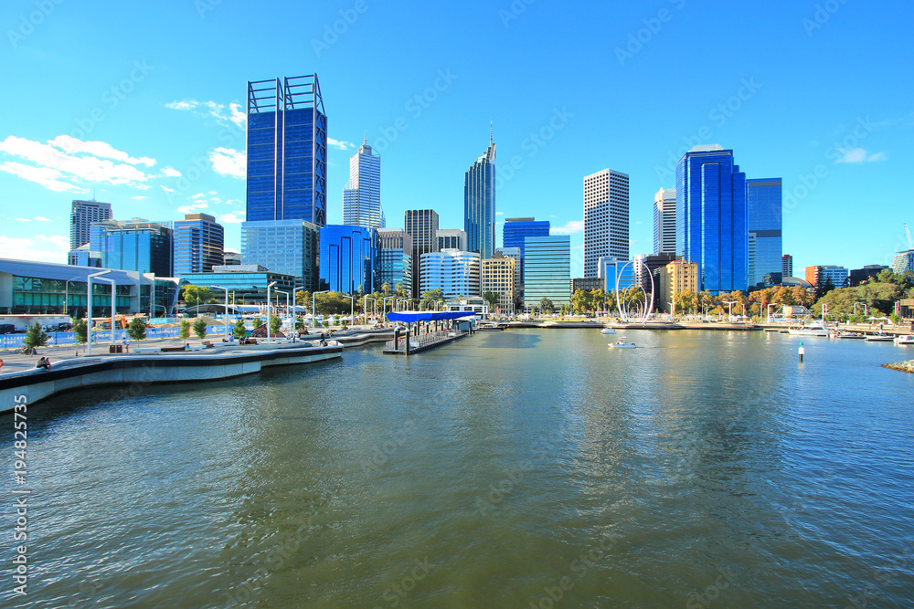 Obraz premium The city of Perth, Australia