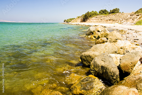 Fototapeta Naklejka Na Ścianę i Meble -  Beautiful view of coast line. Kos island in Greece