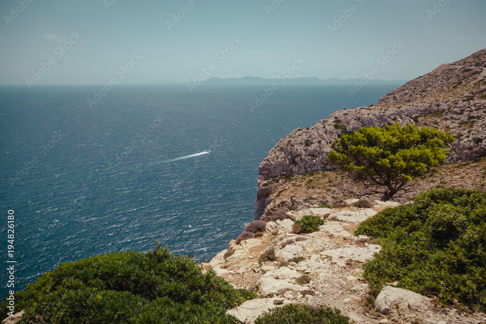 Formentor the coast of mallorca balearic islands