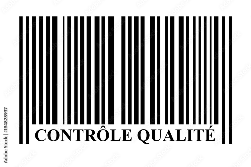 Code barres contrôle qualité 