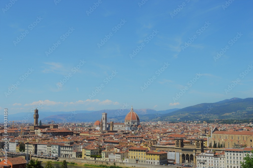 Upper view of FLorence