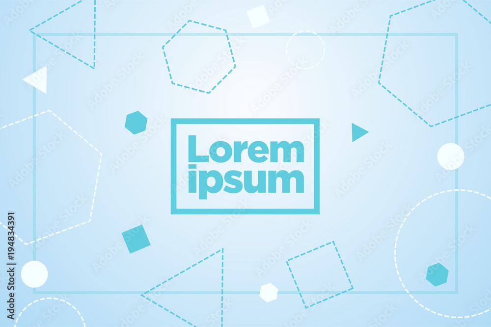 Cover with Flat Dynamic geometric Design pattern. Cool colorful backgrounds. Applicable for Banners, Placards, Posters, Flyers. Eps10 vector template.