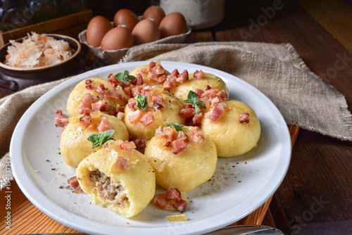 Pyzy are a type of polish dumpling photo
