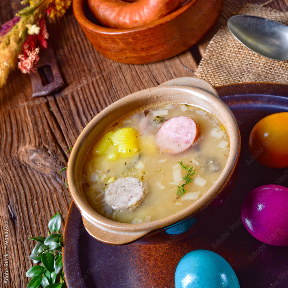 easter decoration with polish easter soup easter decoration with polish easter soup